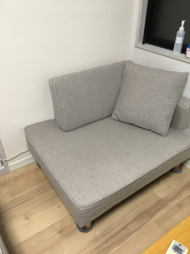 新品ソファ ベージュ クッション2個付き