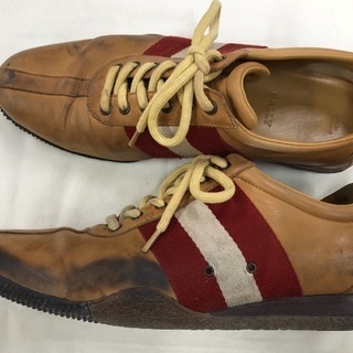 BALLY革スニーカーの画像