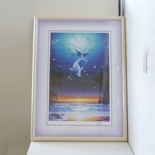 本物 Kimo キモ 天国と現世 シルクスクリーン 直筆サイン エディション有り 額装 アールブリアン株式会社 ☆ PayPay(ペイペイ)決済可能 ☆ 札幌市 清田区 平岡