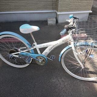 [受け渡し者決定]24インチ 子ども用自転車（女の子用）の画像