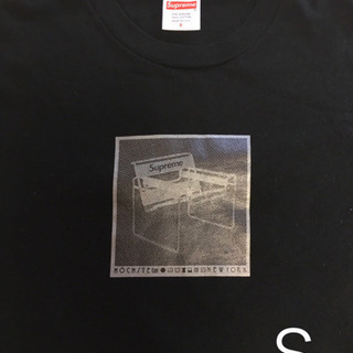 【中古美品】シュプリーム tee チェア 黒 サイズＳ