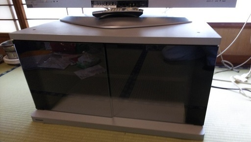 テレビ台◆状態良好・一緒に出品しているパナソニックビエラにピッタリサイズ◆臼杵市内取りに来れる方希望