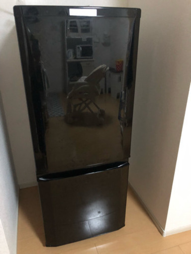 三菱 冷蔵庫 黒