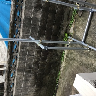 自作のけんすい用鉄棒の画像