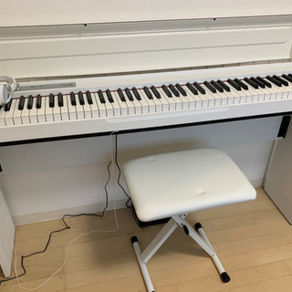 KORG LP-180-WH 電子ピアノ 椅子付き 引き取りのみ！の画像