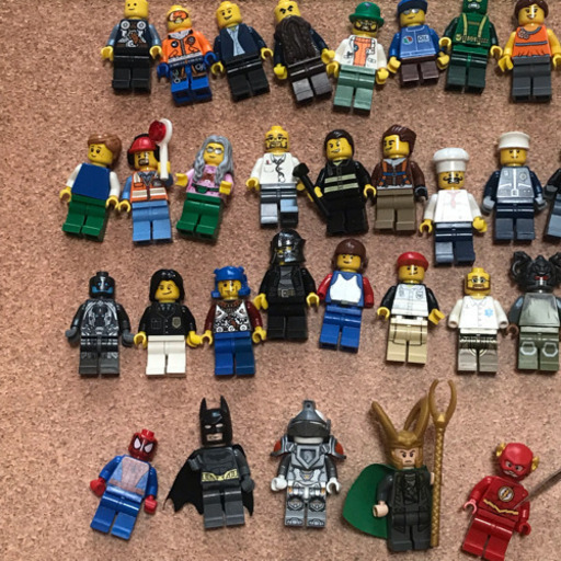 正規品】レゴ ミニフィグ 大量 スパイダーマン バットマンなど