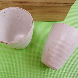 粉引庵　フリーカップ　2個セットの画像