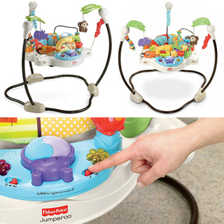 【ベビー室内遊具】Fisher-Price ジャンパルー 動物園Ver.の画像