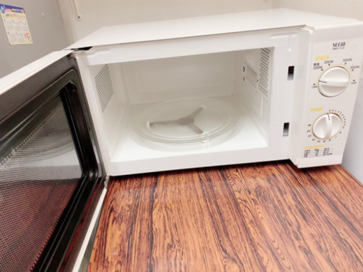 引越し整理した電子レンジ譲り