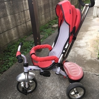 三輪車 押し棒付き