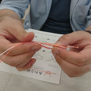 水引アクセサリーワークショップの画像