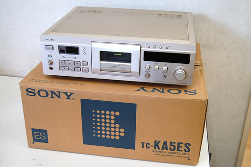 ジャンク SONY TC-KA5ES カセットデッキ ステレオ ソニー 通電OK 元箱あり ☆ PayPay(ペイペイ)決済可能 ☆ 札幌市 清田区 平岡