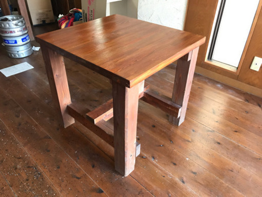 ダイニングテーブル 2人用 カフェ DIY イス無し