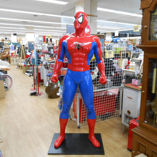 スパイダーマン 等身大フィギュア 約180cm 特大ディスプレイ...
