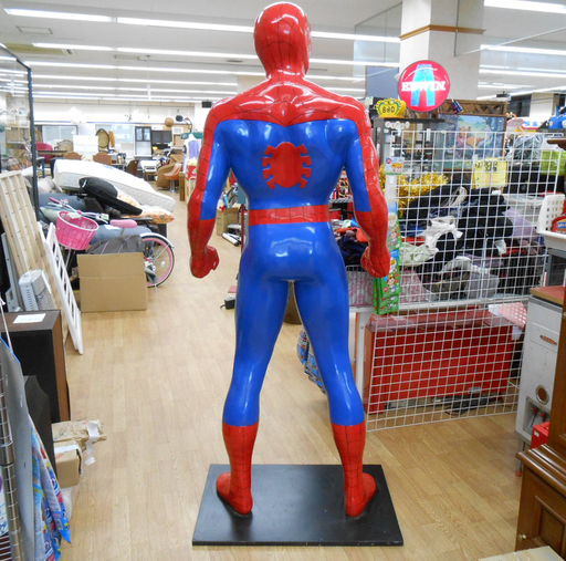 スパイダーマン 等身大フィギュア 約180cm 特大ディスプレイ ビッグ スタンディング フィギュア ☆ PayPay(ペイペイ)決済