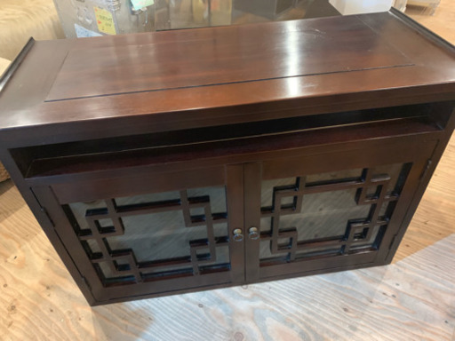 ☆ 海外製 エキゾチック収納 アンティーク風 キャビネット☆