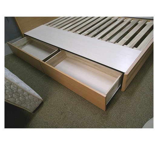札幌 美品【フランスベッド ダブルベッド 引き出し付き】ふつう～かため FranceBed ホクレンホームセンター ダブルベット 本郷