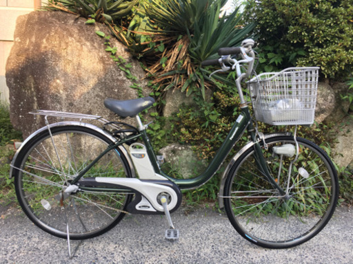 60.Panasonic電動アシスト自転車26インチ緑