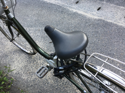 60.Panasonic電動アシスト自転車26インチ緑