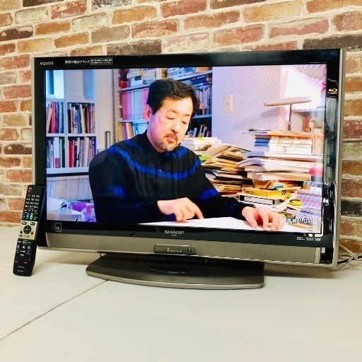 即日受渡可‍♀️ SHARP LEDアクオス 32型 Blu-ray録画、再生内蔵 12,500円