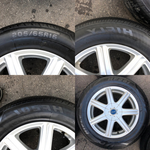 アルファードに履かせてました。