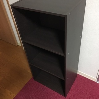 カラーボックス（三段）の画像