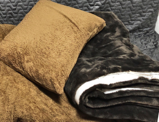 セミダブル ふわもこ 敷きパッド 掛け布団 枕 セット ニトリ 無印良品