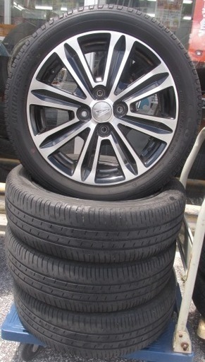 タント（カスタム）LA600系 純正タイヤ ホイール ブリヂストンECOPIA 4本セットNB430