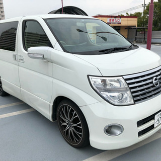 エルグランド 2.5Vエアロ 車検32.9まで 純正ツインナビス...