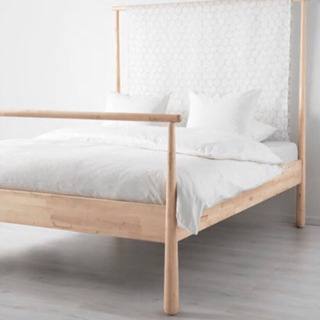 IKEA ダブルベットフレーム（終売品）とベッドベース（すのこ）