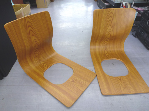 PayPay可 手稲リサイクル 天童木工　座椅子2枚セット 和風 ￥15,000