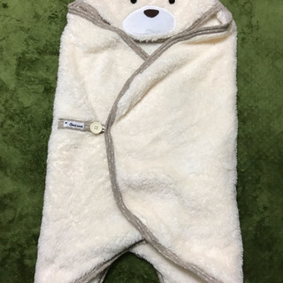 未使用！もこもこ おくるみ　クマさん