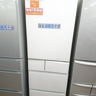 Panasonic　6ドア冷蔵庫　NR-E412PV-W　201...