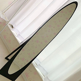 スタンドミラー 姿見 黒