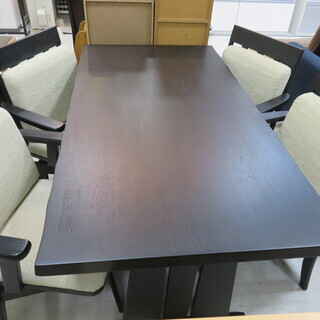 【新品未使用】購入前にコメントお願いします★ダイニングセット★【たのめる便】 取りに来れる方限定！関家具のダイニング5点セット！