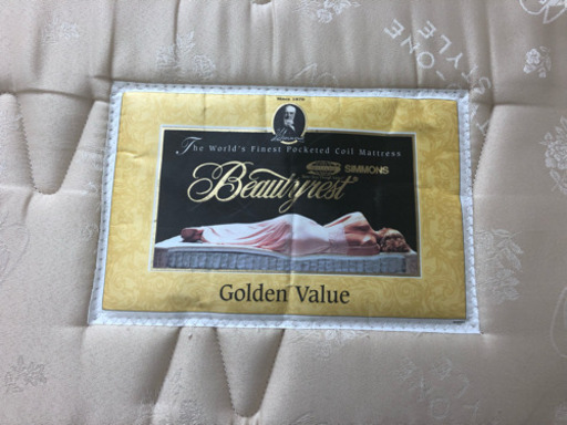 【リサイクルサービス八光　田上店　配達・設置OK】ブラウン　ダブルベッド