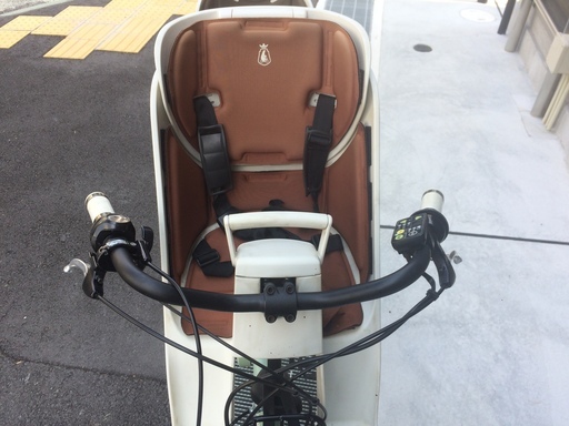 地域限定　ブリヂストン　ビッケ2　新基準　三人乗り　子供乗せ　bikke　パスバビー　ギュットアニーズ　神戸市　電動自転車　