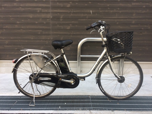 地域限定　パナソニック　ビビ　DX　新基準　8,9AH　子供乗せ　シルバー　24インチ　ナチュラ　アシスタ　神戸市　電動自転車