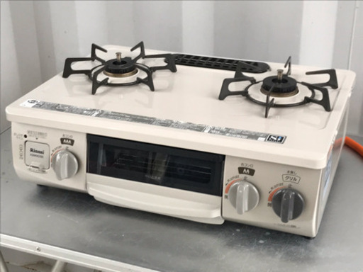 美品！リンナイ LPガスコンロ◇ガステーブル◇2017年製 KGM562BEL