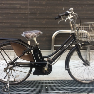 地域限定　ヤマハ　パス　シティ　新基準　子供乗せ　6AH　黒　アシスタ　ビビ　神戸市　電動自転車