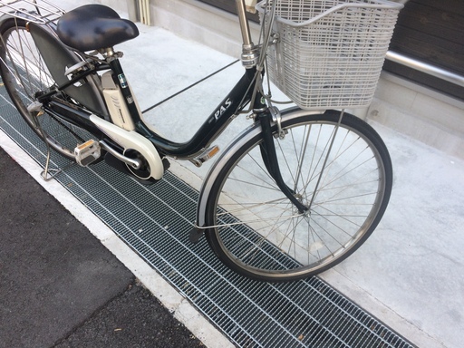 地域限定　ヤマハ　パス　リチウム　緑　26インチ　アシスタ　ビビ　神戸市　電動自転車 