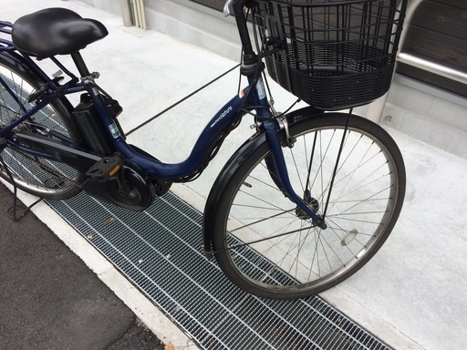 地域限定　ヤマハ　パス　ナチュラ　新基準　子供乗せ　紺色　アシスタ　ビビ　神戸市　電動自転車