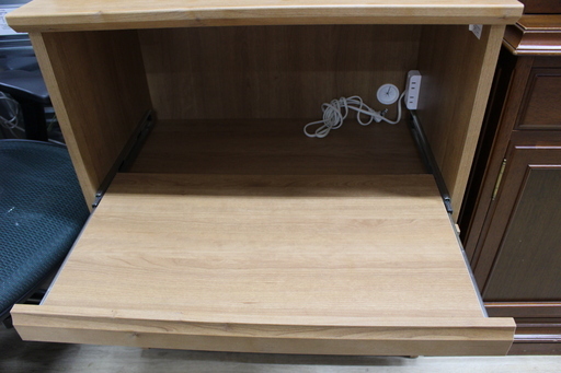 J08273)【美品】ビーカンパニー B-COMPANY 食器棚 コチーナ Cocina キッチンボード 700 幅70cm レンジボ