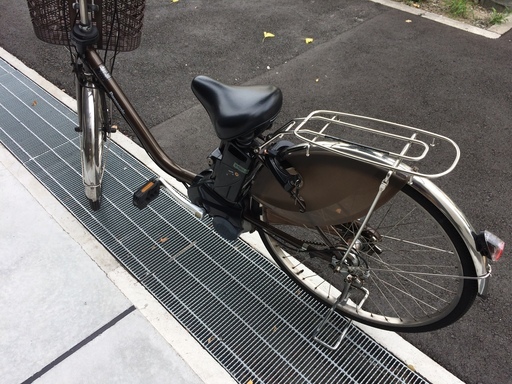 地域限定　パナソニック　ビビ　DX　新基準　13,2AH　子供乗せ　黒　ナチュラ　アシスタ　神戸市　電動自転車