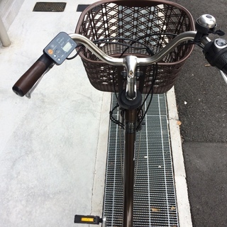 地域限定 パナソニック ビビ DX 新基準 8,9AH 子供乗せ 茶色 ナチュラ