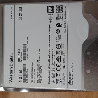 SAS HDD HGST HUH721010AL5200 10TB 2台