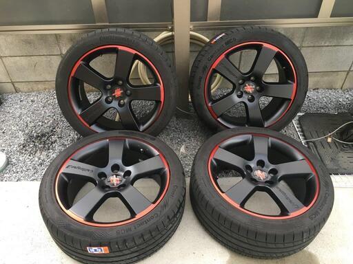 【極上中古】エッティンガー 4本セット 8J+52 コンチネンタル　MC5 245/40R18　検：AUDI アウディ TT