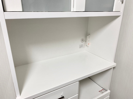 【美品】更に値引き致します！白い食器棚★ニトリ★傷等ありません！