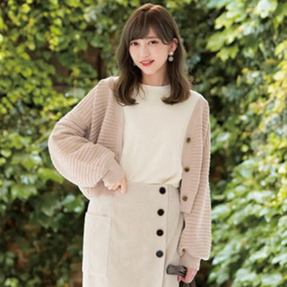 プチプラあや♡ワイドシルエットニットカーディガン
