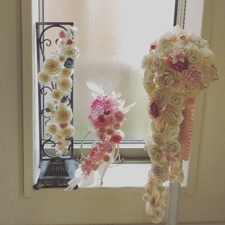 つまみ細工で彩るウェディング展